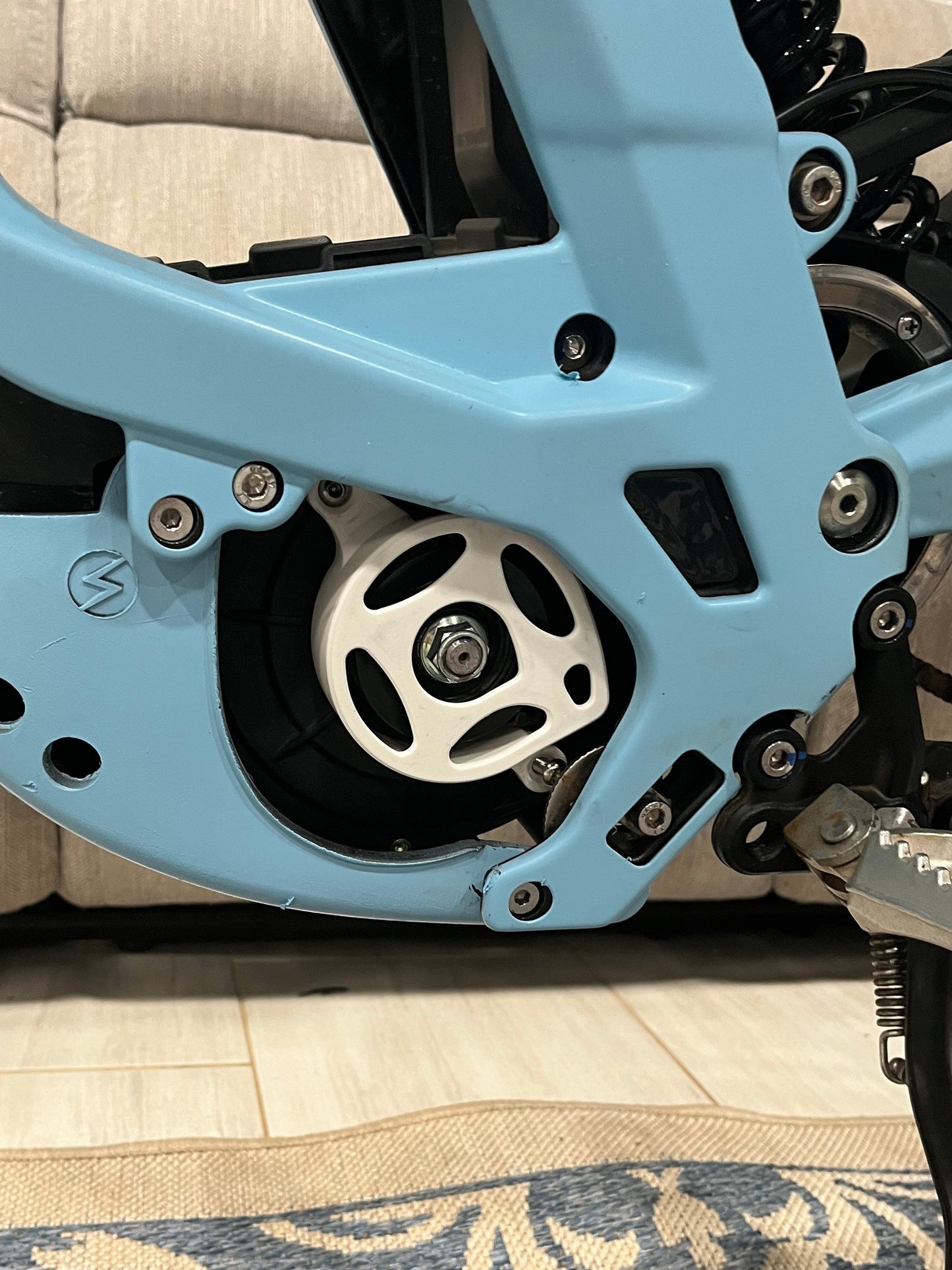 surron light bee motor cover